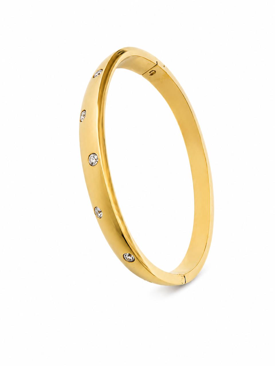 Nova Flush-Set Crystal Bangle