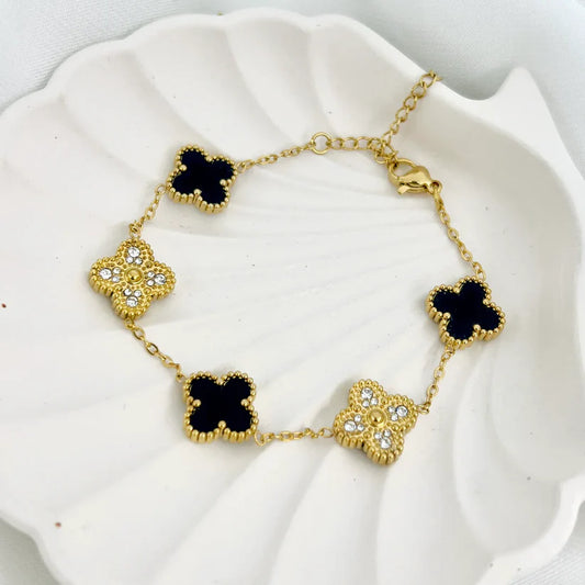 Clover Stone Bracelet