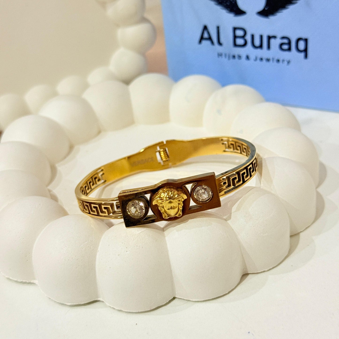 Verse Charm Cuff Bangle