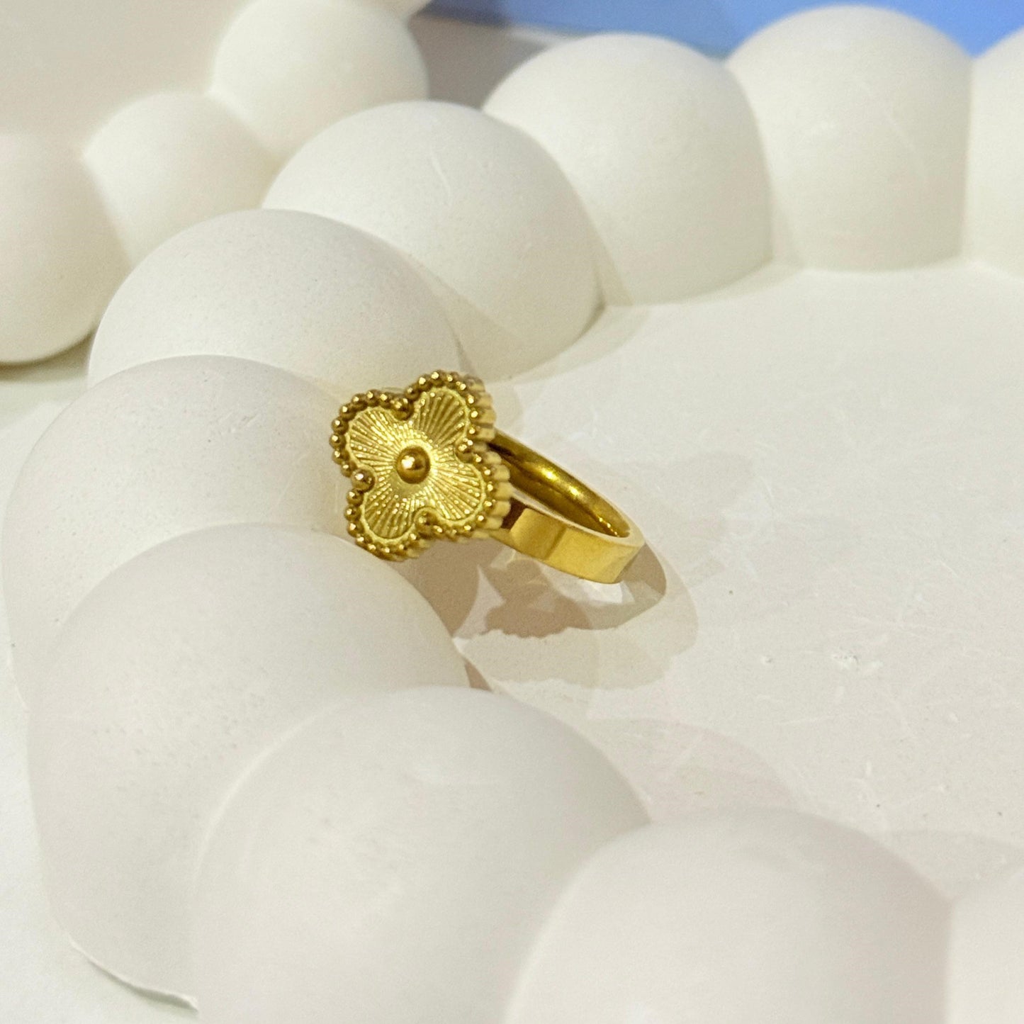 Gold Clover Ring