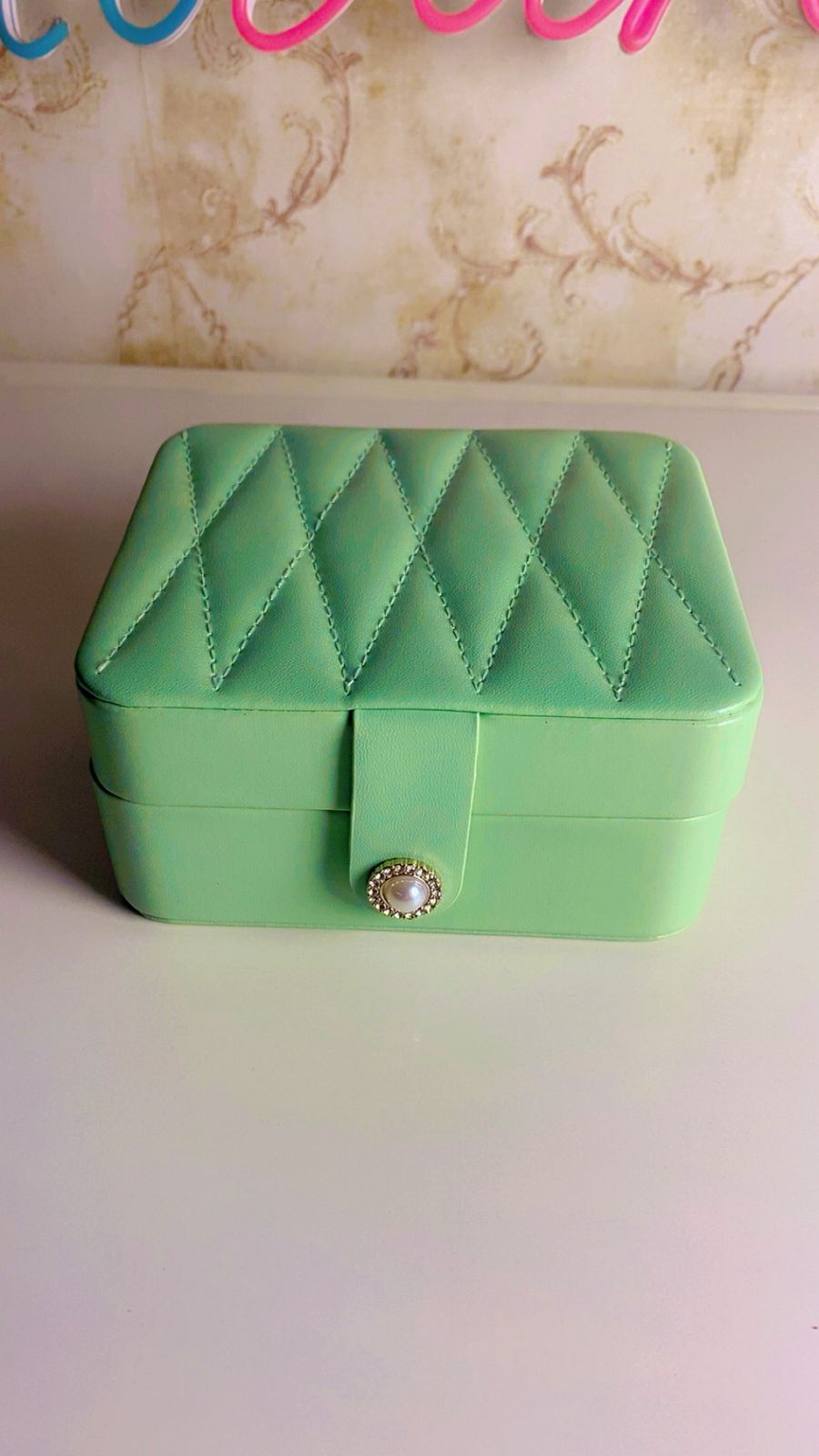 Mini Jewellery Box With Mirror