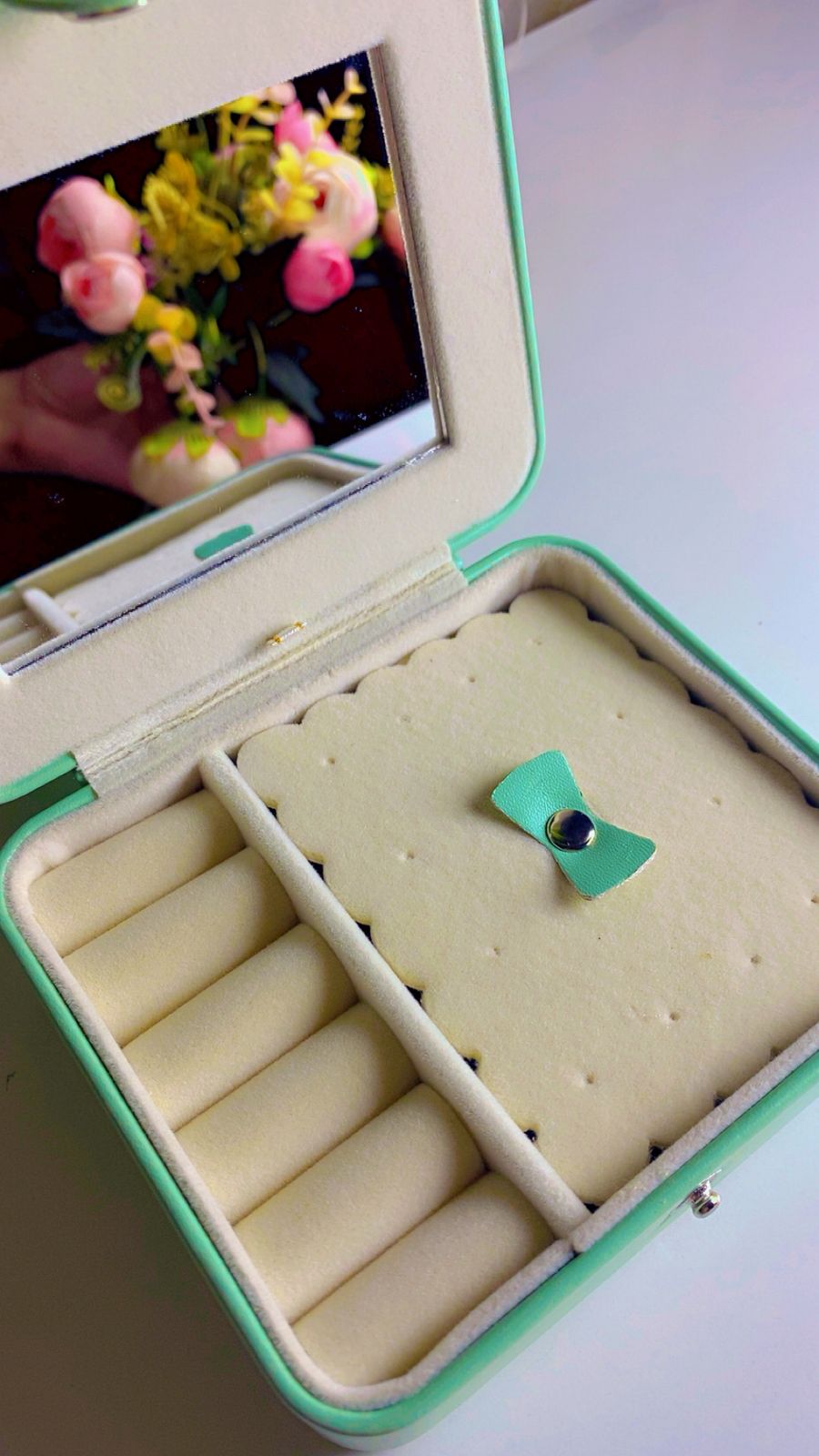 Mini Jewellery Box With Mirror