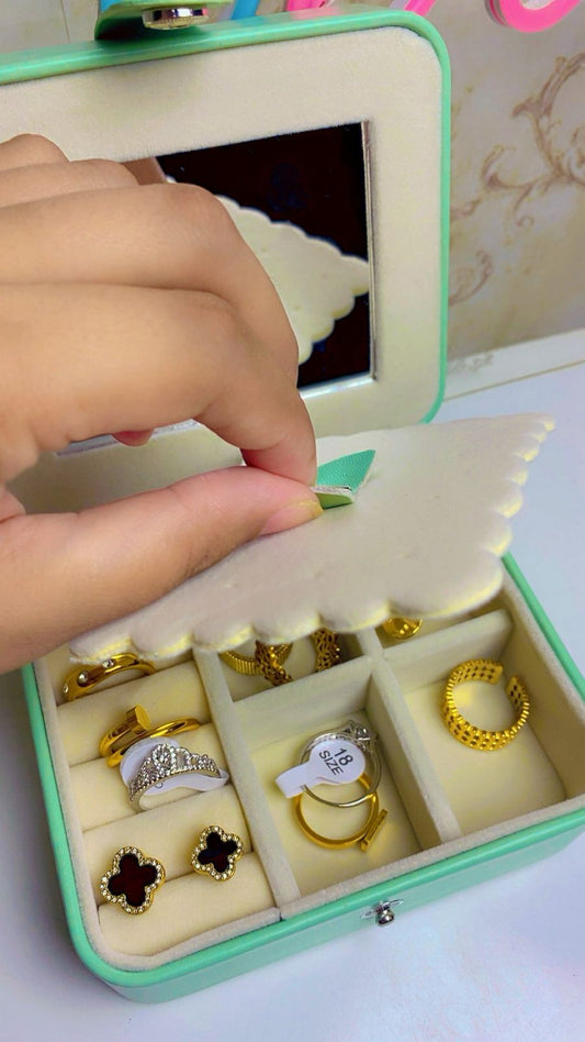 Mini Jewellery Box With Mirror