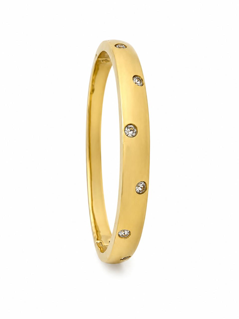 Nova Flush-Set Crystal Bangle