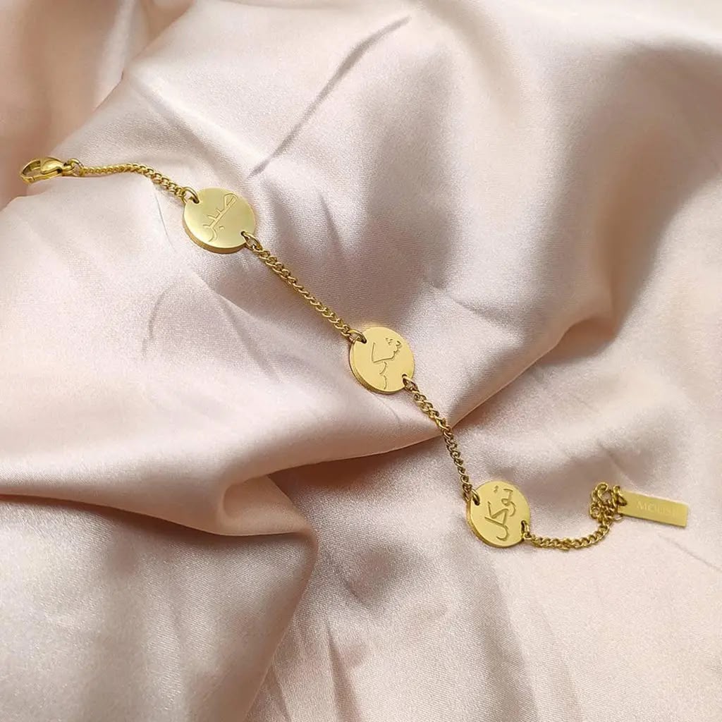 The Spiritual Trio Coins Bracelet