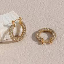 Luxe Shimmer Hoops